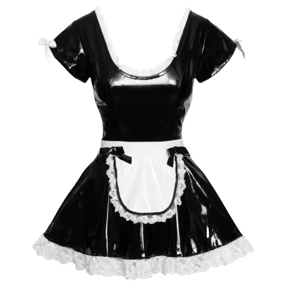 Black Level - lakeret stuepige-kjole (sort) - M