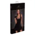 Noir - flæsekjole i mini-længde (sort) - M