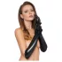 Black Level - lakk handsker - sort - blank - M