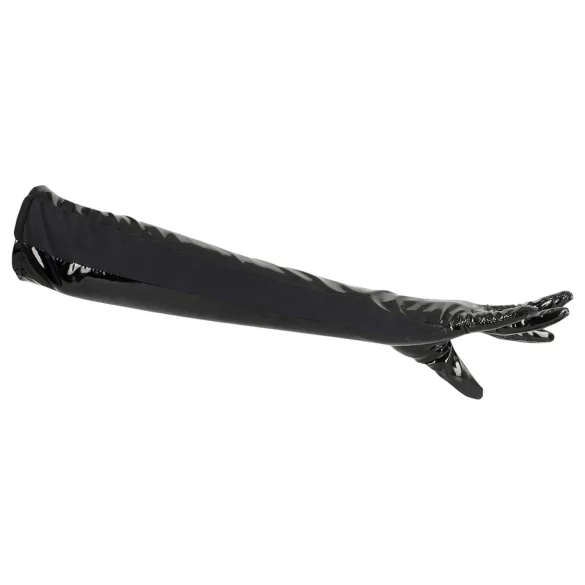 Black Level - lakk handsker - sort - blank - M