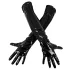 Black Level - lakk handsker - sort - blank - XL