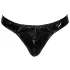 Black Level - herre tanga - klassisk lak - sort