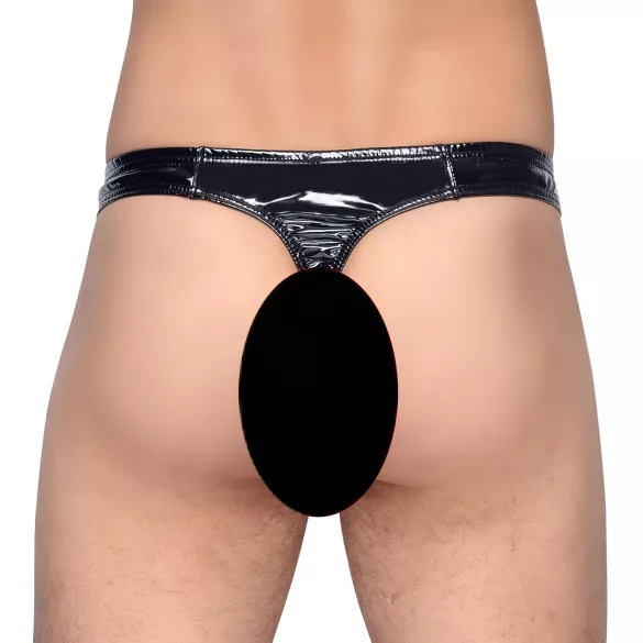 Black Level - herre tanga - klassisk lak - sort - M