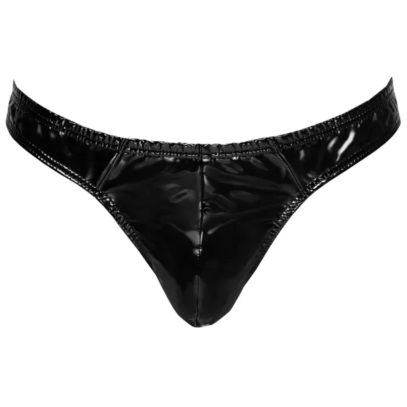 Black Level - herre tanga - klassisk lak - sort - M