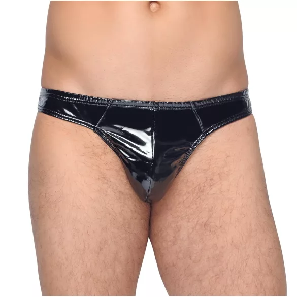 Black Level - herre tanga - klassisk lak - sort - L