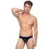 Black Level - herre tanga - klassisk lak - sort - L