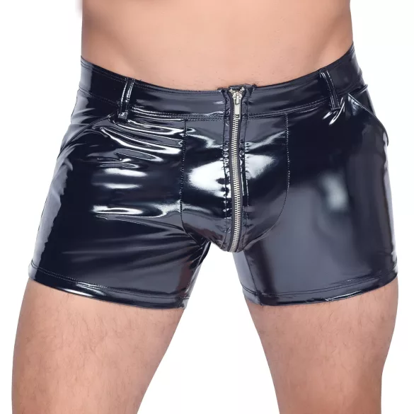 Black Level - herreshorts med sidelomme - lak - sort - M