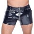 Black Level - mænds lakshorts med sidelommer (sort) - M