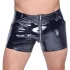 Black Level - herreshorts med sidelomme - lak - sort - M