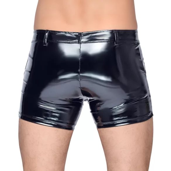 Black Level - herreshorts med sidelomme - lak - sort - M