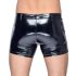 Black Level - mænds lakshorts med sidelommer (sort) - M