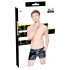 Black Level - mænds lakshorts med sidelommer (sort) - L