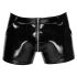 Black Level - mænds lakshorts med sidelommer (sort) - L