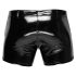 Black Level - mænds lakshorts med sidelommer (sort) - L
