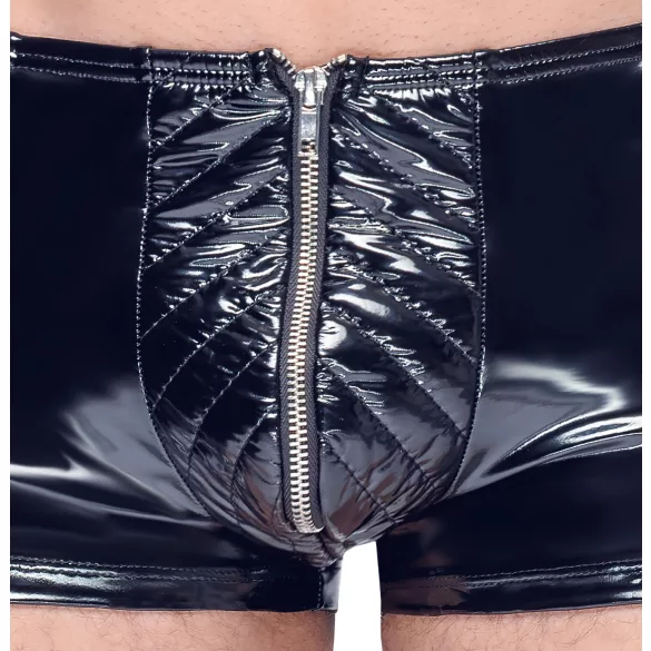 Black Level - herreshorts med lynlås - sort
