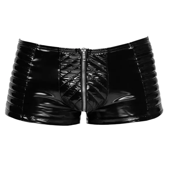Black Level - herreshorts med lynlås - sort