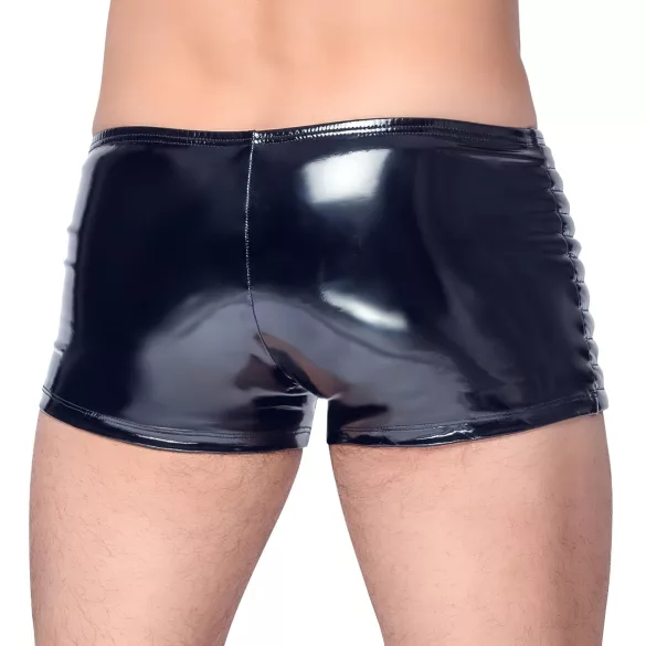 Black Level - herreshorts med lynlås - sort - M