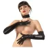 LATEX - lange latexhandsker - unisex - sort - M