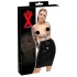 LATEX - latex midi-nederdel (sort)