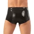 Latex-boxershorts + penishylster (sort)