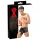 Latex-boxershorts + penishylster (sort) - L/XL