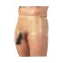 LATEX - boxershorts med penishylster - natur latex