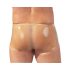 LATEX - boxershorts med penishylster - natur latex