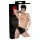 Late X dametrusse med indbygget dildo (sort) - L