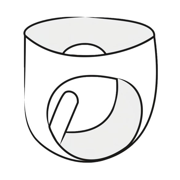 LATEX - dame trusse med kondom - sort - L