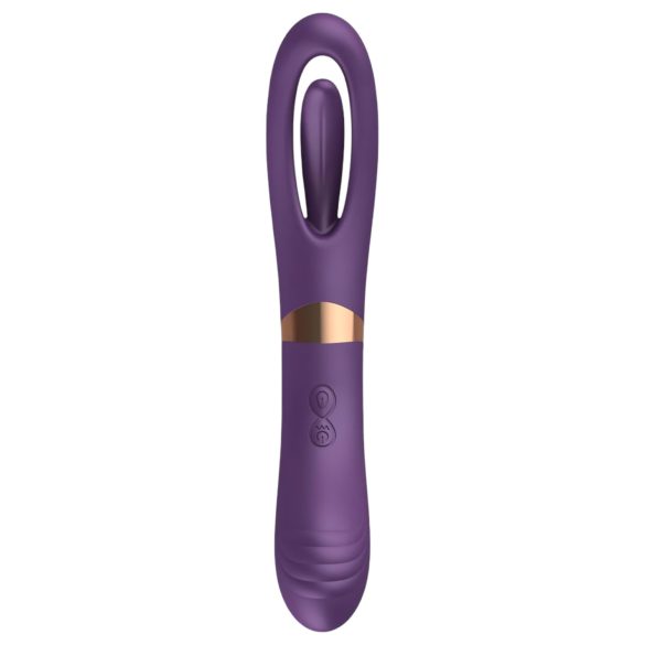 Funny Me Dual - vibrator og klitorisstimulator - genopladelig - lilla