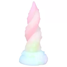 OgazR Kraken - dildo med tentakelstruktur - 18 cm - regnbue