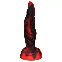 OgazR - dildo - rillet - 20 cm rød
