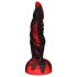 OgazR Hell Dong- rillet dildo - 20 cm (rød)