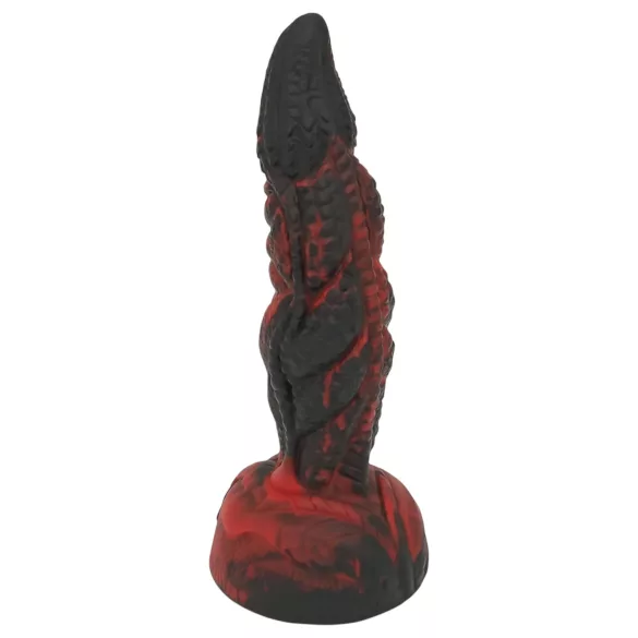 OgazR - dildo - rillet - 20 cm rød