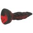 OgazR Hell Dong- rillet dildo - 20 cm (rød)