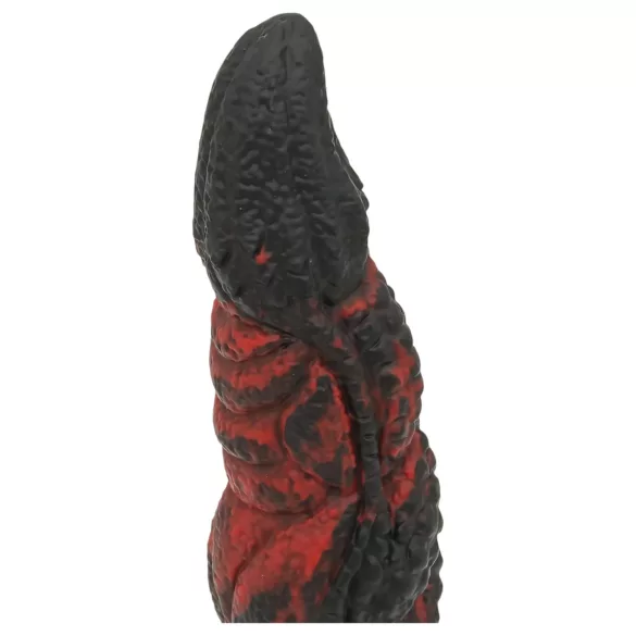 OgazR - dildo - rillet - 20 cm rød