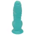 OgazR Sea Serpent - dildo med riller - 17 cm - blå/hvid