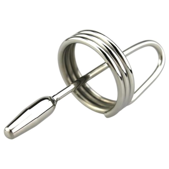 DeepRing - ringformet metal dilator - 9cm (sølv)