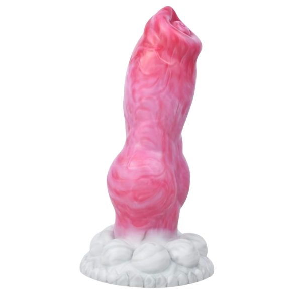Animalorny Buldog - hunde penisdildo - 17cm - pink