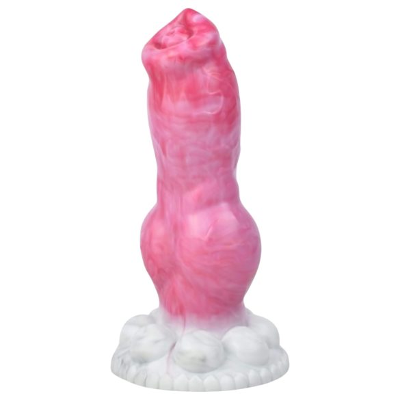 Animalorny Buldog - hunde penisdildo - 17cm - pink