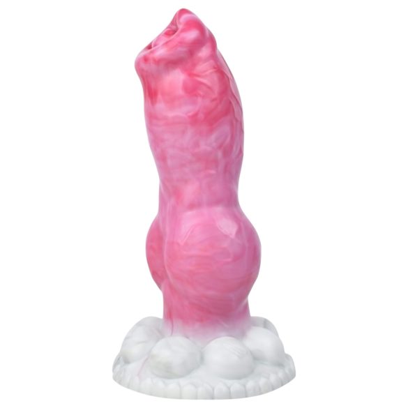Animalorny Buldog - hunde penisdildo - 17cm - pink