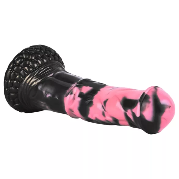 Bad Horse - silikone hestepenis-dildo - 18 cm (sort-pink)