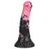Bad Horse - silikone dildo, 18cm, sort/pink