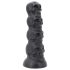 Toppedmonster - dildo med kranieform - 22 cm - sort