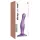 Strap-on-me Curvy S - bølget dildo med sugekop (lilla)