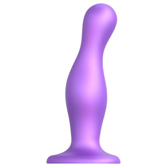 / Strap-on-me Curvy L - bølget dildo med sugekop (lilla)
