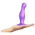 / Strap-on-me Curvy L - bølget dildo med sugekop (lilla)