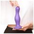 / Strap-on-me Curvy L - bølget dildo med sugekop (lilla)