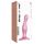 Strap-on-me Curvy S - bølget dildo med sugekopp (pink)