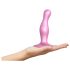 Strap-on-me Curvy S - bølget dildo med sugekopp (pink)